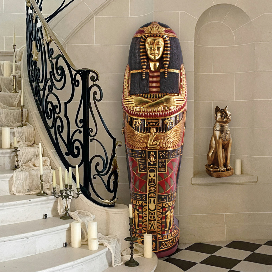 Toscano - Queen Ankhesenamun Life-Size Sarcophagus Cabinet