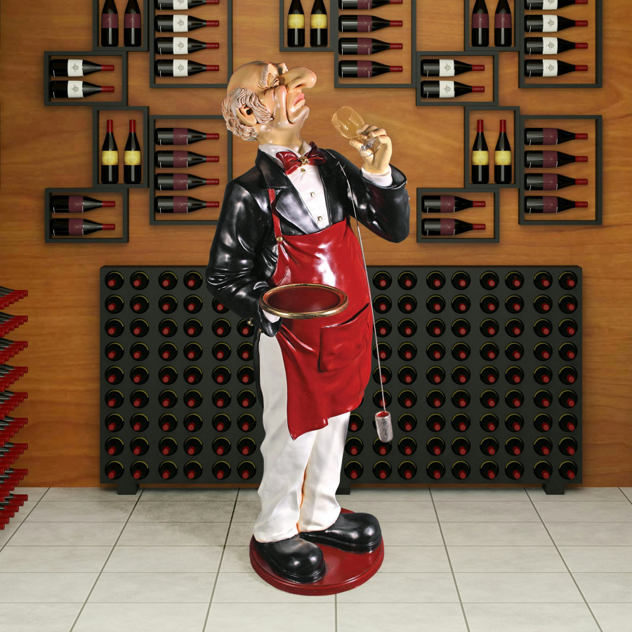 Toscano - Sir Sommelier Grand-Scale Wine Connoisseur Statue