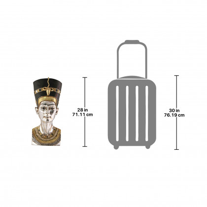 Toscano - Grand-Scale Egyptian Queen Nefertiti Wall Sculpture