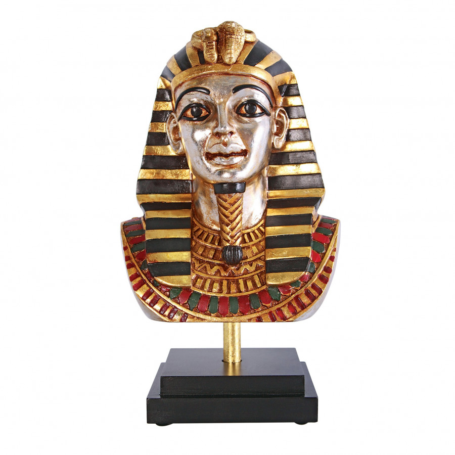Toscano - Egyptian King Tutankhamen Statue on Museum Mount