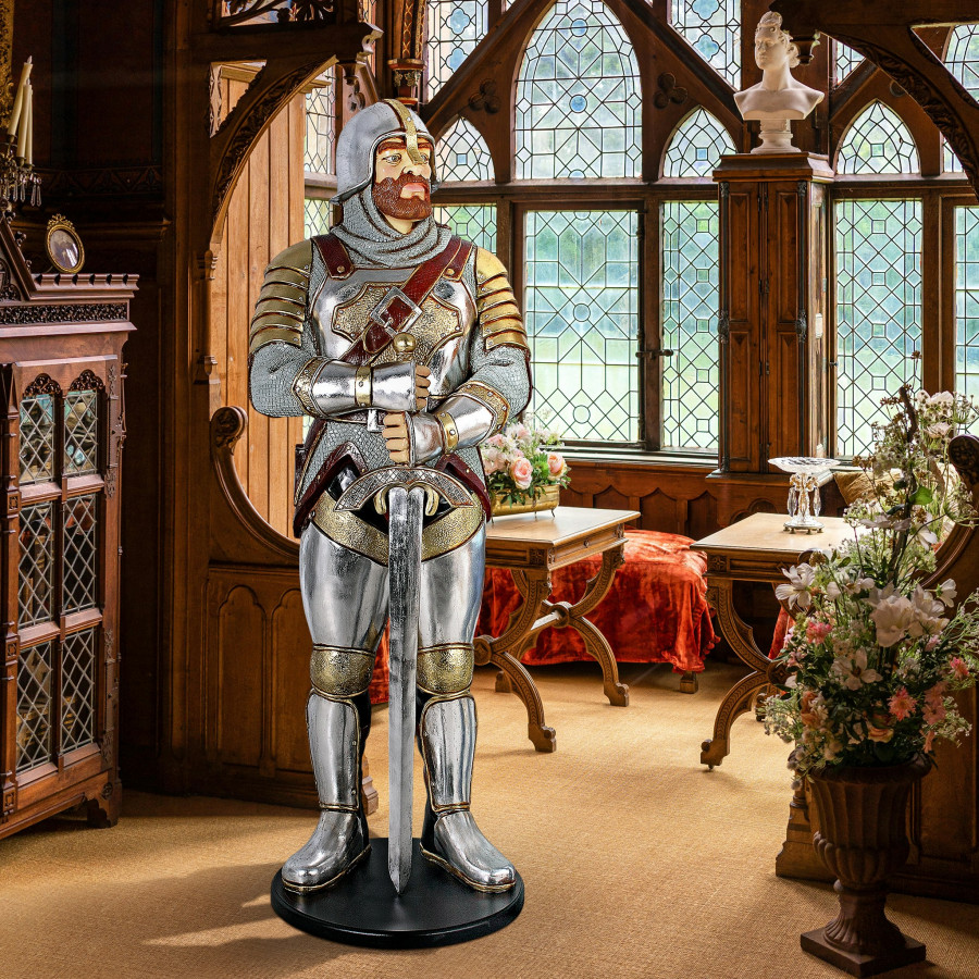 Toscano - Medieval Knight of the Round Table  Life-Size Statue