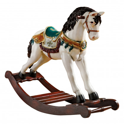 Toscano - Victorian Carousel Pony Rocking Horse Statue
