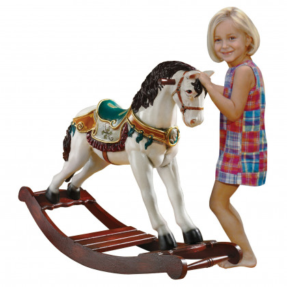 Toscano - Victorian Carousel Pony Rocking Horse Statue