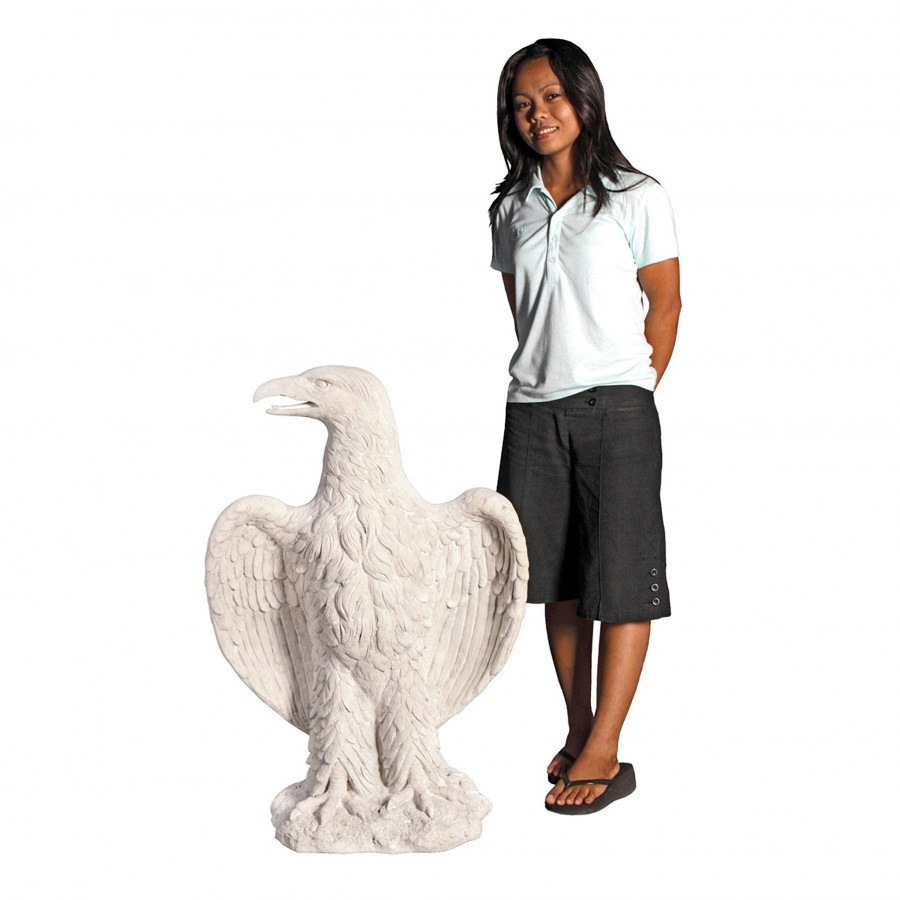 Toscano - America Grand-Scale Eagle Statue in Left Facing