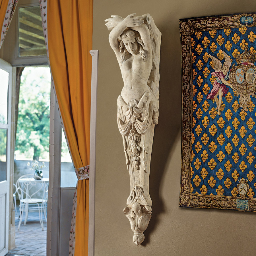 Toscano The Grand Boulevard 9th Arrondissement Architectural Pilaster Wall Sculpture - Large