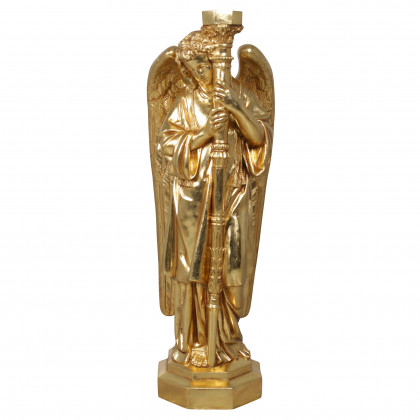 Toscano Padova Golden Guardian Angel Statue - Left