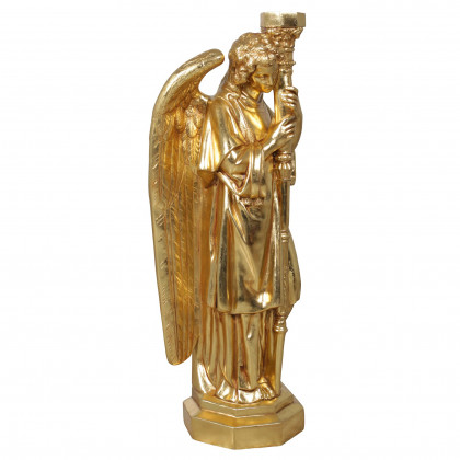 Toscano Padova Golden Guardian Angel Statue - Left