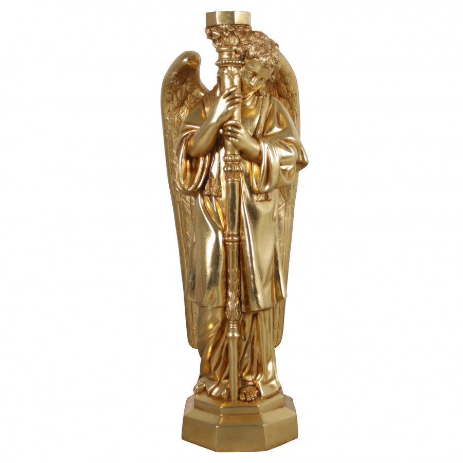 Toscano Padova Golden Guardian Angel Statue - Right