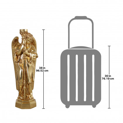 Toscano Padova Golden Guardian Angel Statue - Right