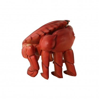 Toscano - Red King Crab Sculptural Chair in Red, Fiberglass