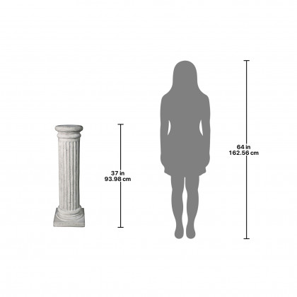 Toscano Classical Greek Fluted Medium Plinth