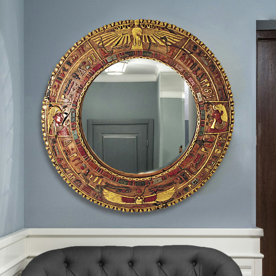 Toscano - Temple of Luxor Egyptian Mirror Wall Sculpture in Grand-Scale