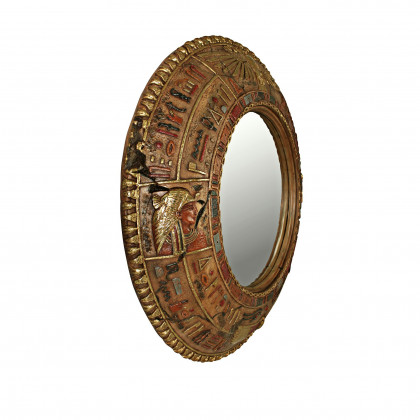 Toscano - Temple of Luxor Egyptian Mirror Wall Sculpture in Grand-Scale