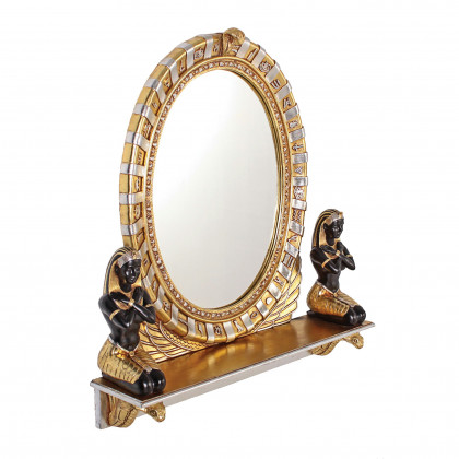 Toscano - King Amenhotep Egyptian Statue Vanity Mirror