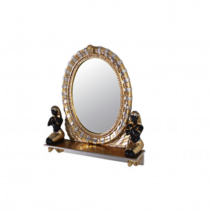 Toscano - King Amenhotep Egyptian Statue Vanity Mirror