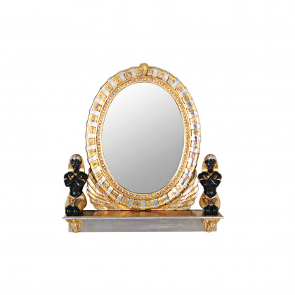 Toscano - King Amenhotep Egyptian Statue Vanity Mirror