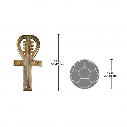 Toscano - The Ancient Ankh Egyptian Symbol of Life Wall Sculpture