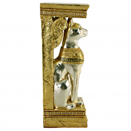 Toscano - Egyptian Cat Goddess Bastet Pedestal Statue