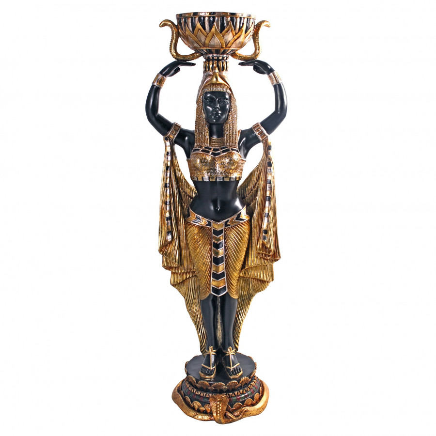 Toscano - Cleopatra Nubian Maiden with Urn-Scale Large Statue