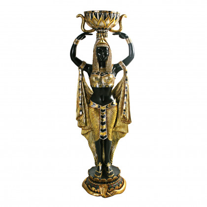 Toscano - Cleopatra Nubian Maiden with Urn-Scale Large Statue