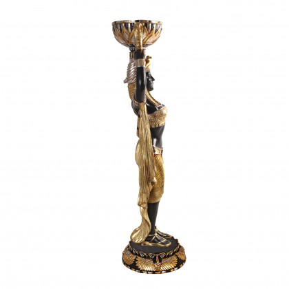 Toscano - Cleopatra Egyptian Nubian Maiden with Urn Grande Statue
