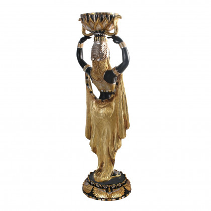 Toscano - Cleopatra Egyptian Nubian Maiden with Urn Grande Statue