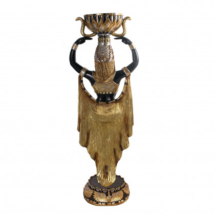 Toscano - Cleopatra Egyptian Nubian Maiden with Urn Grande Statue