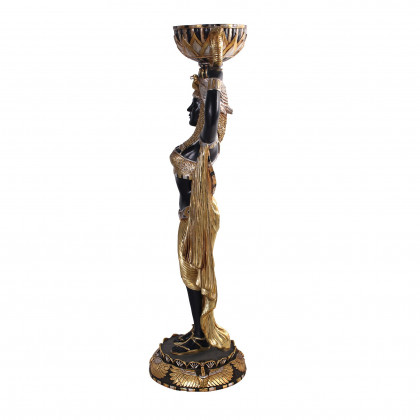 Toscano - Cleopatra Egyptian Nubian Maiden with Urn Grande Statue