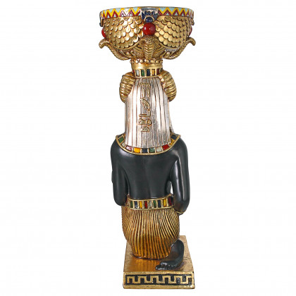 Toscano - Egyptian God Khnum Pedestal Urn Statue