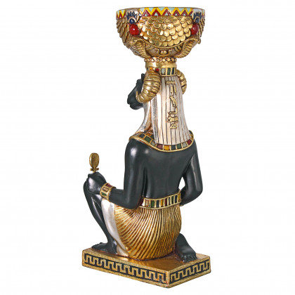 Toscano - Egyptian God Khnum Pedestal Urn Statue