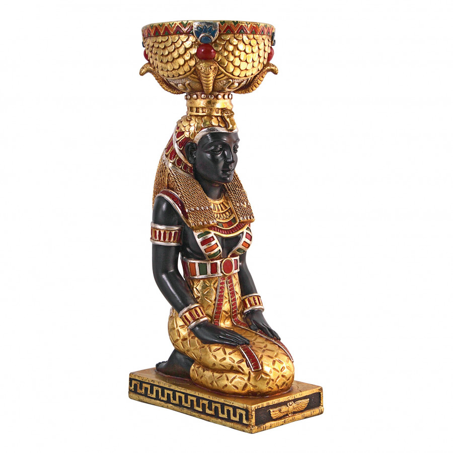 Toscano - The Egyptian Goddess Eset Kneeling Urn Statue