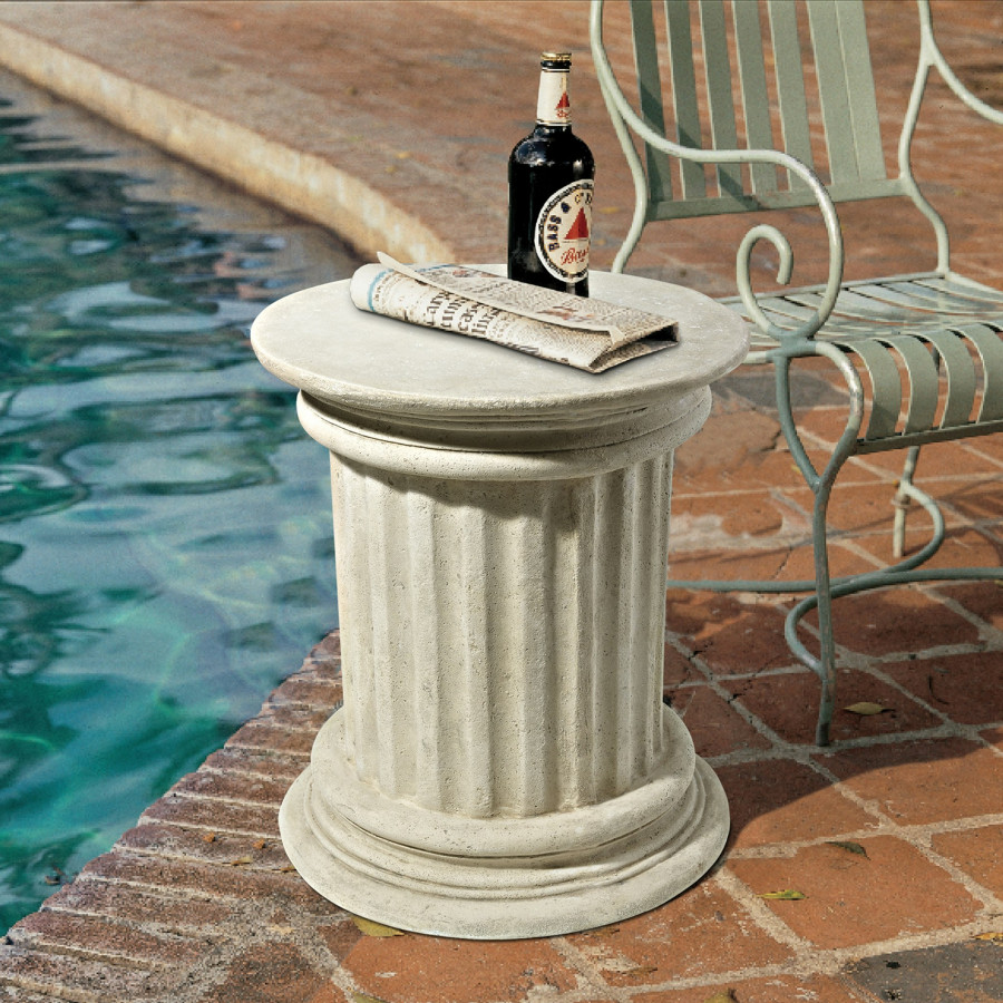 Toscano - Roman Doric Wide Column Classical Fluted Architectural Plinth