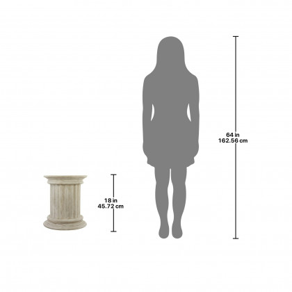 Toscano Roman Doric Tall Column Classical Fluted Architectural Plinth