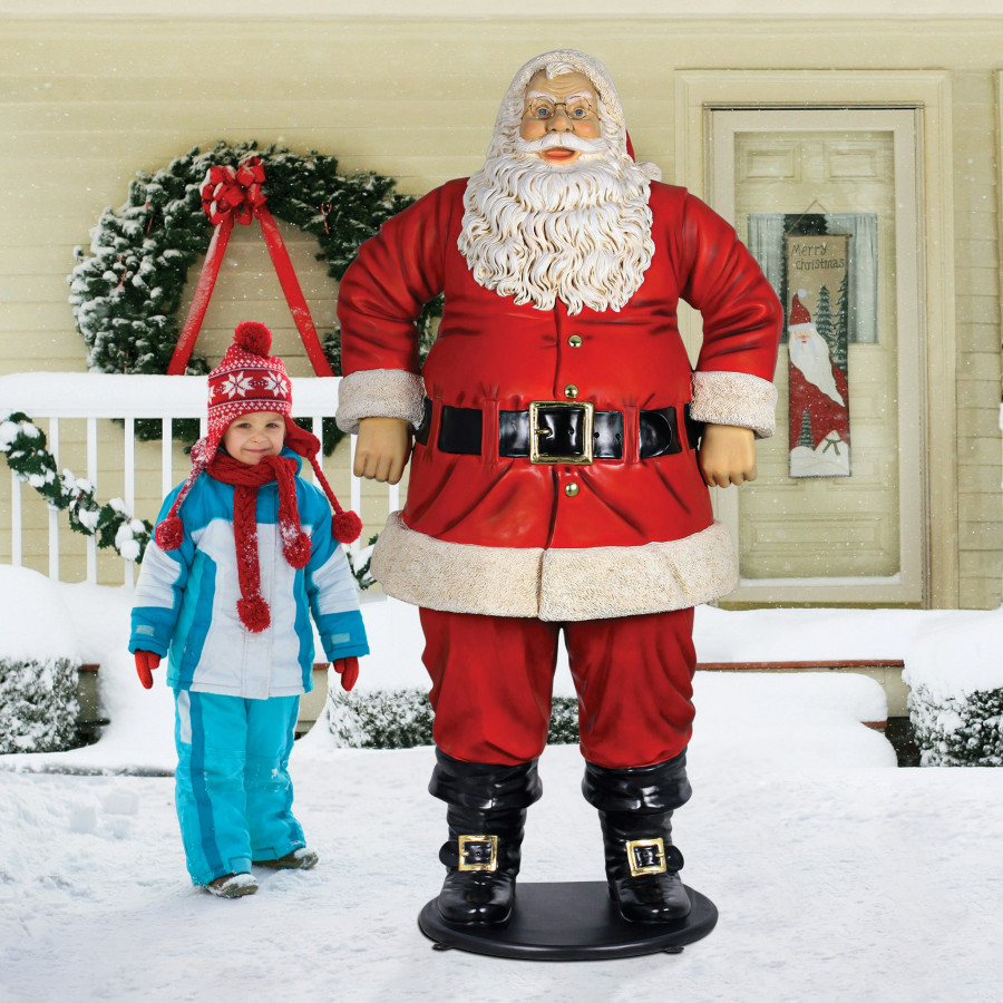 Toscano - Jolly Santa Claus Statue