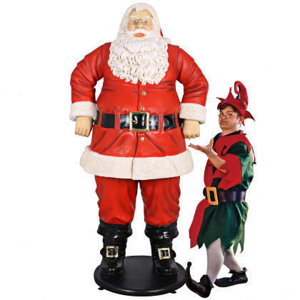 Toscano Jolly Santa Claus Statue - Grande
