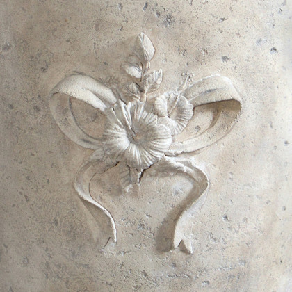 Toscano - English Bow Column Plinth in Ancient Ivory, Fiberglass