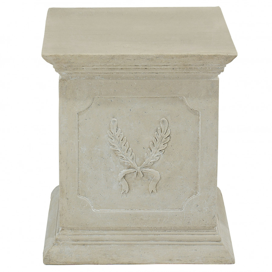 Toscano - Laurel Plinth in Ancient Ivory