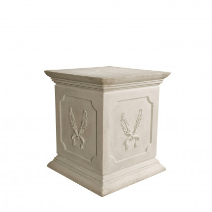 Toscano - Laurel Plinth in Ancient Ivory
