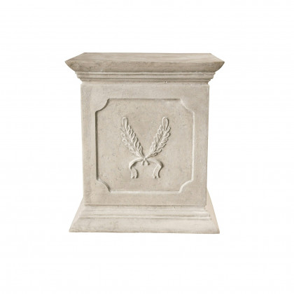 Toscano - Laurel Plinth in Ancient Ivory