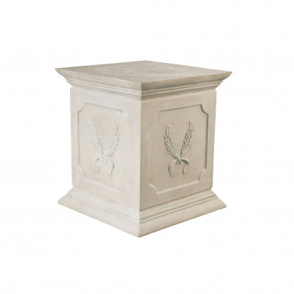 Toscano - Laurel Plinth in Ancient Ivory
