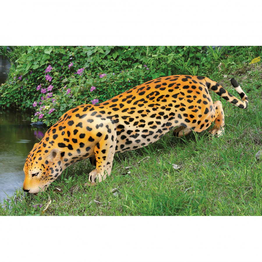 Toscano - Prowling Spotted Leopard Statue