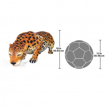 Toscano - Prowling Spotted Leopard Statue