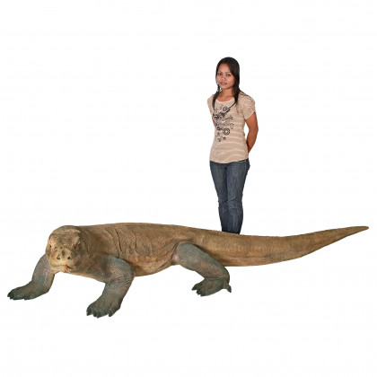 Toscano Grande-Scale Komodo Dragon Statue - Grande
