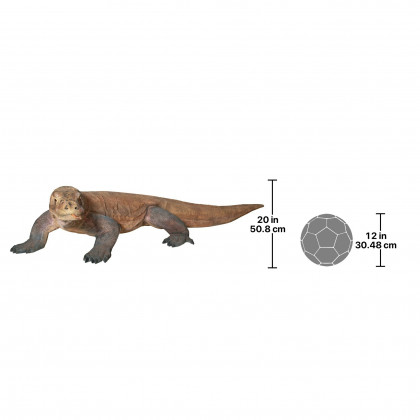 Toscano Grande-Scale Komodo Dragon Statue - Grande