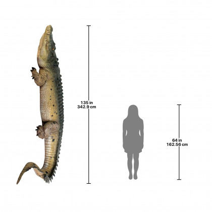 Toscano - Tropical Wetlands Crocodile Statue