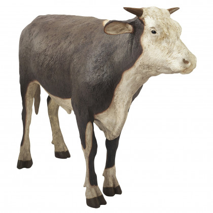 Toscano The Grand-Scale Wildlife Animal Collection Hereford Steer Statue - Painted