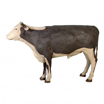 Toscano The Grand-Scale Wildlife Animal Collection Hereford Steer Statue - Painted