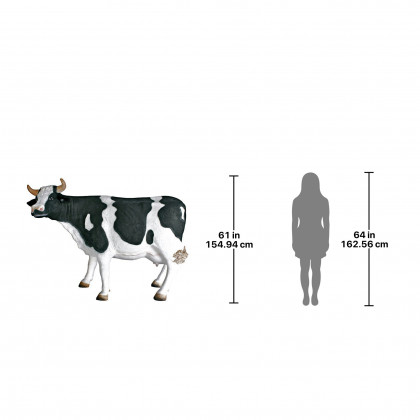 Toscano - The Grande-Scale Wildlife Animal Collection Holstein Cow Statue