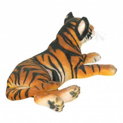 Toscano - The Grand-Scale Lying Down Bengal Tiger Cub Statue
