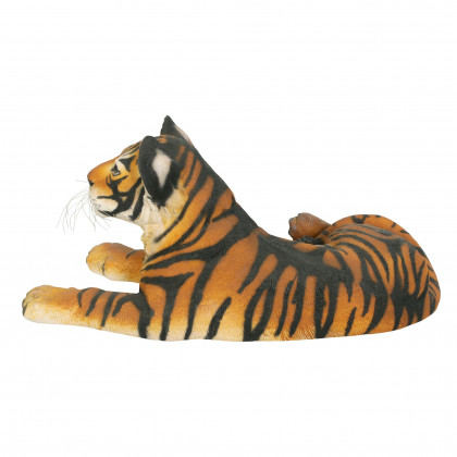 Toscano - The Grand-Scale Lying Down Bengal Tiger Cub Statue